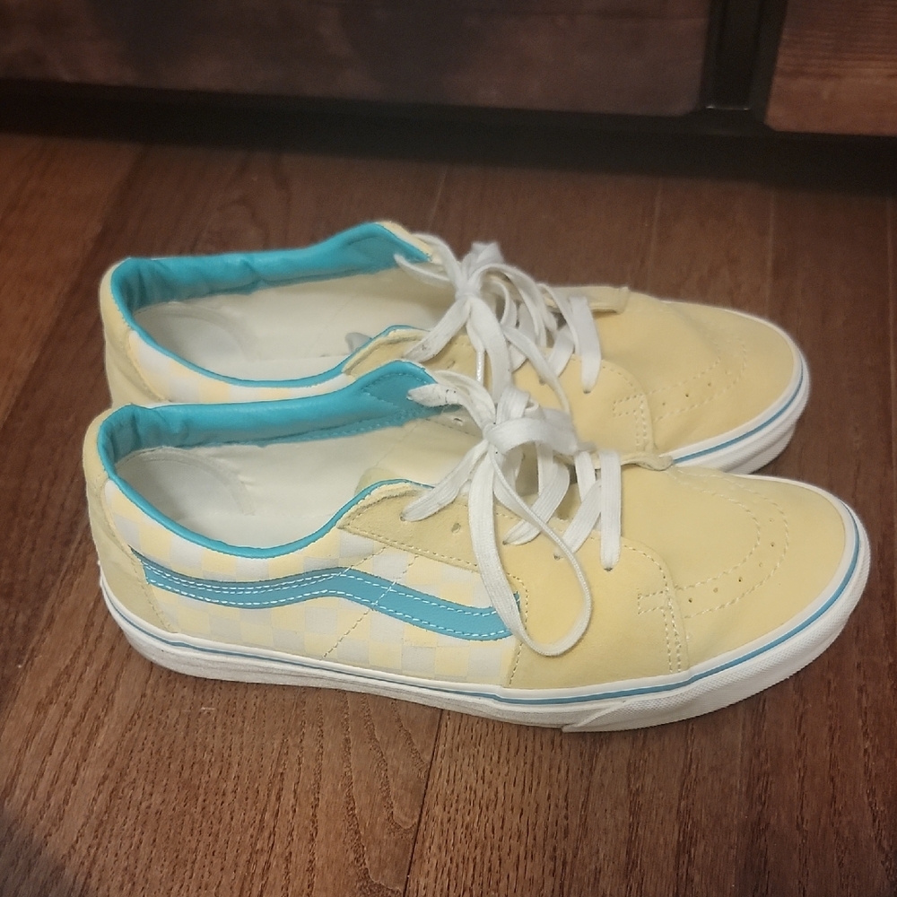 Vans Yellow and Blue Sneakers